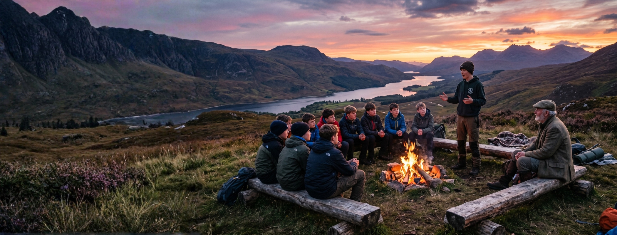Wild Earth Wisdom Camps Scotland Hero
